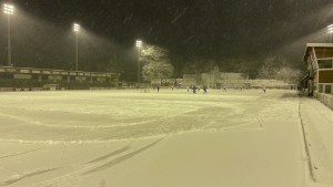 TV: IFK Motala trotsade snöyran, "göra det bästa av det" ▪Beckne i videosnack om läget