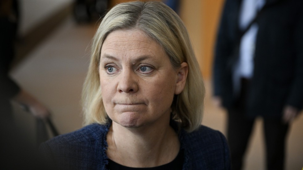 Den efterlysta kvinnan greps utanför dåvarande statsminister Magdalena Anderssons (S) villa i december 2021. Arkivbild.