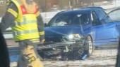 Två personbilar i kollision på E4 – väg stängdes av 