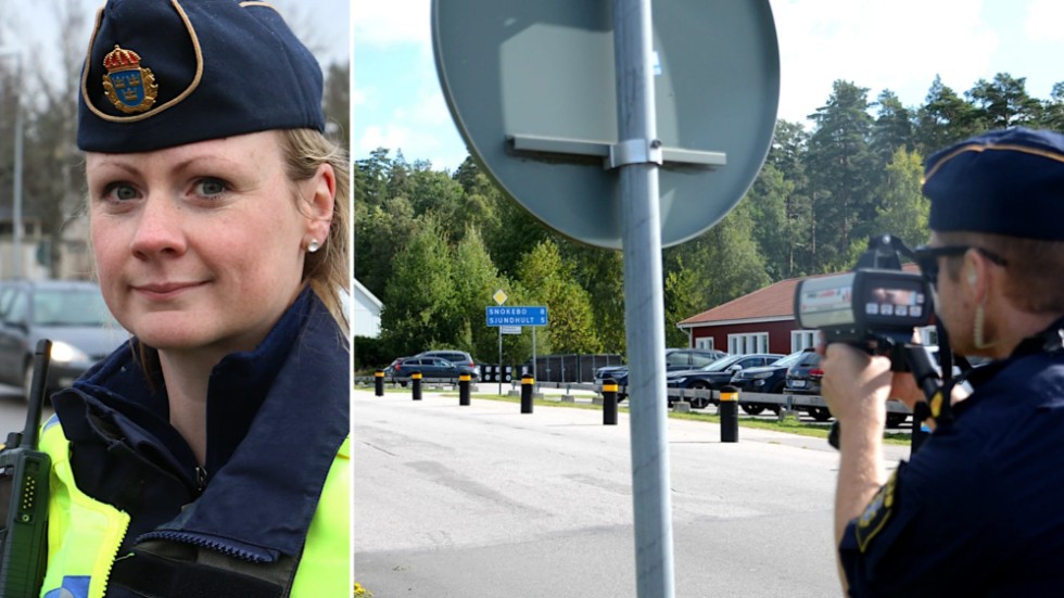 I veckan är det fokus på hastighet i kommunen. Gabriella Bodger, gruppchef hos polisen i Vimmerby, säger att kontrollerna sker där olycksrisken är hög och där kommuninvånarna önskar att polisen genomför kontroller.