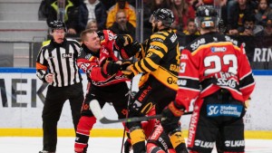 Stökigt på läktaren och på isen: Följ stekheta mötet mellan rivalerna Skellefteå och Luleå Hockey här