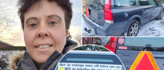 Kristin, 46, bytte moppebil mot a-traktor – nu kör hon med i ungdomarnas epa-tåg: "Bilister har dålig attityd" 