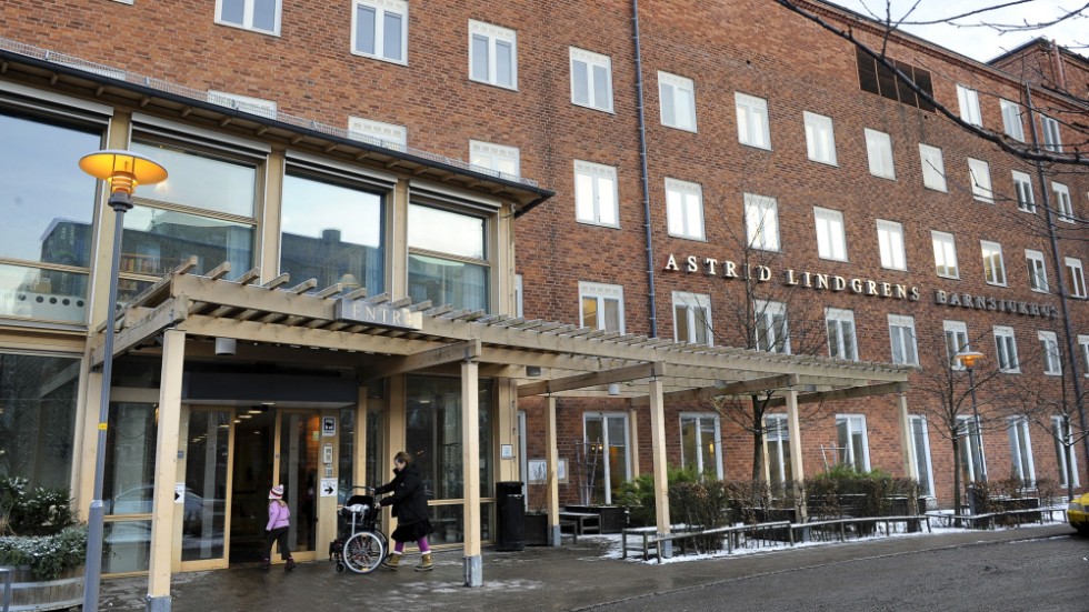 Astrid Lindgrens barnsjukhus vid Karolinska universitetssjukhuset i Solna. Arkivbild.