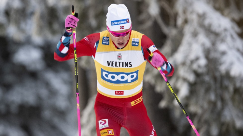 Johannes Høsflot Klæbo jagar sin tredje Tour de Ski-titel. Arkivbild.