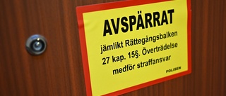 Skott mot dörr i Göteborg