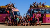 Pelle från Gamleby kör Rosa bussarna i Afrika