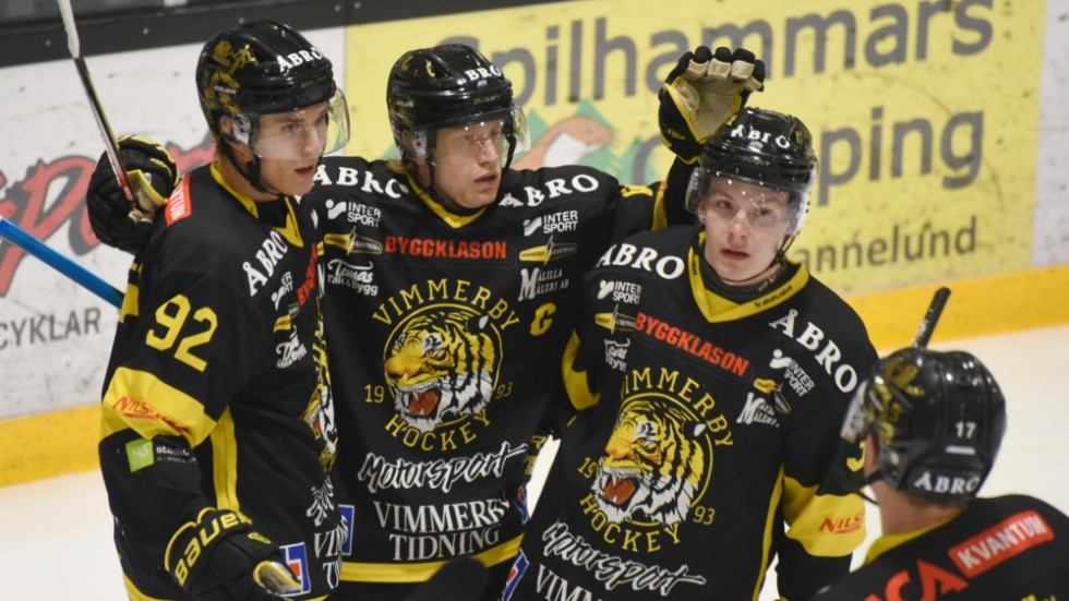 Jakob Karlsson låg bakom många av Vimmerbys mål.