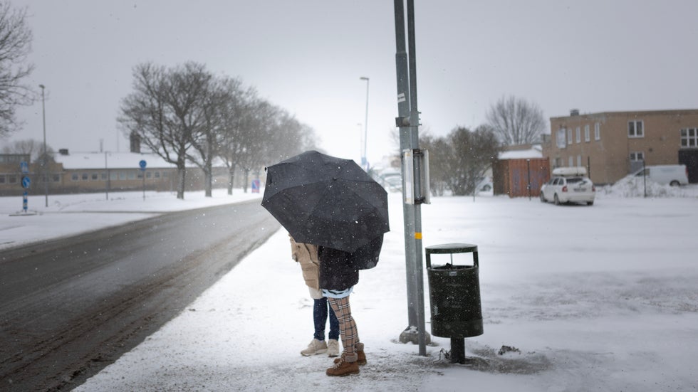 Snöfallet har dragit in över Uppsala – här är prognosen