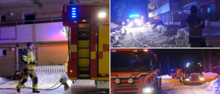 Man i 30-årsåldern har gripits efter källarbranden på Morö Backe – polisen misstänker att branden var anlagd