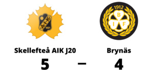 Brynäs föll efter dålig start mot Skellefteå AIK J20