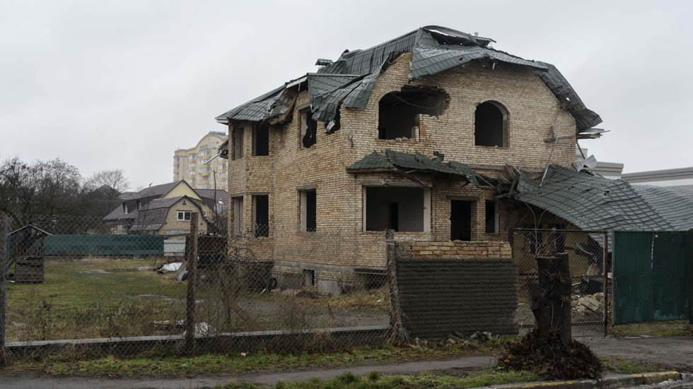 Ukraina är i stort behov av hjälp. Bilden är tagen i Bucha.