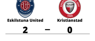 Seger för Eskilstuna United på hemmaplan mot Kristianstad