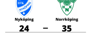 Storseger för Norrköping - 35-24 mot Nyköping