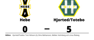 Hjorted/Totebo vann enkelt borta mot Hebe