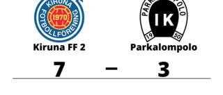 Kiruna FF 2 besegrade Parkalompolo på hemmaplan