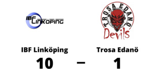 IBF Linköping vann - och toppar tabellen