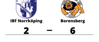 Tre poäng för Borensberg hemma mot IBF Norrköping