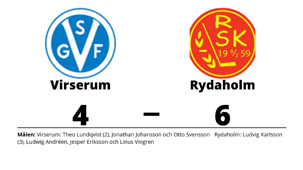 Virserums SGF förlorade mot Rydaholms SK