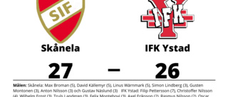 Skånela slog IFK Ystad med uddamålet