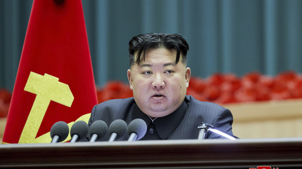 Nordkoreas diktator under Kim Jong-Un i samband med att han i helgen levererade ett tal till landets nationella mödramöte med uppmaning till kvinnor att föda fler barn.