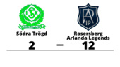 Hemmaförlust för Södra Trögd - 2-12 mot Rosersberg Arlanda Legends