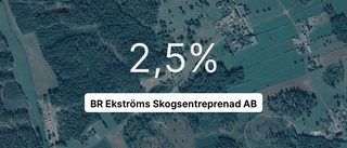 BR Ekströms Skogsentreprenad AB har vänt den negativa utvecklingen