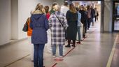 Massvaccinationen är tillbaka i Nyköping – kö för femte sprutan