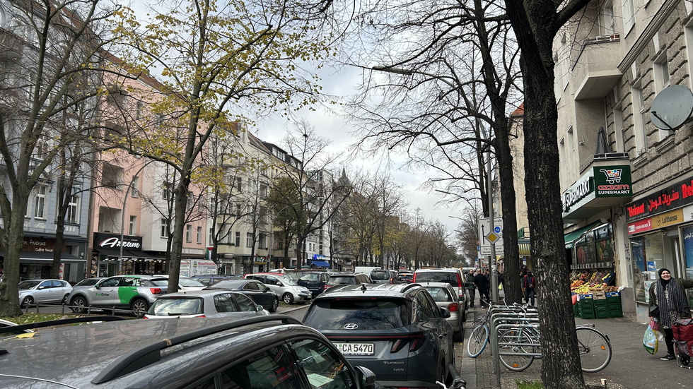 Sonnenallee i Berlin, där många av de senaste veckornas propalestinska demonstrationer har hållits.