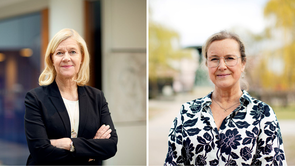Lena-Liisa Tengblad, vd Gröna arbetsgivare, och Annika Bergman, ordförande Gröna arbetsgivare.