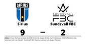Målfest när Sirius krossade Sundsvall FBC