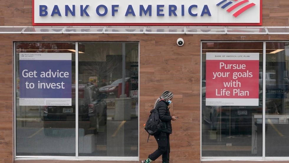 Bank of America redovisar kvartalssiffror. Arkivbild.