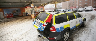 Rån mot bensinmack i Eskilstuna