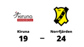 Efterlängtad seger för Norrfjärden - steg åt rätt håll mot Kiruna