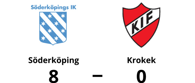 Söderköping utklassade Krokek - seger med 8-0