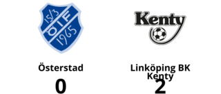 Österstad föll mot Linköping BK Kenty med 0-2