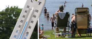 Så varmt är det i vattnet på badplatserna i Linköping