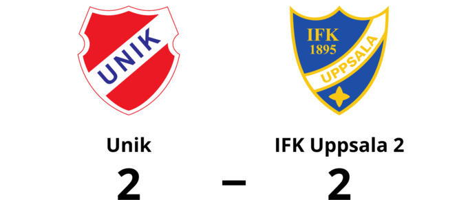 Unik fixade en poäng mot IFK Uppsala 2