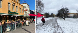 Våren pausad: Snön är tillbaka i Linköping • SMHI: "Ett bakslag"