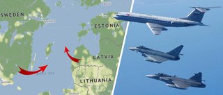 Jas-plan i första Nato-insats öster om Gotland