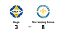 Norrköping Bosnas vann mot Haga - Forster Addae fyramålsskytt