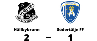 Hällbybrunn besegrade Södertälje FF på hemmaplan