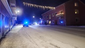 Larm om brand på Storgatan i Älvsbyn