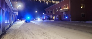 Larm om brand på Storgatan i Älvsbyn