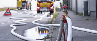 Stor brand i Borås misstänks vara anlagd