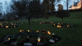Tusentals ljus på Risinge kyrkogård