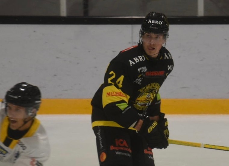 Gustav Jansson är tillbaka i Vimmerby Hockey efter att ha varit utlånad till Nyköping.