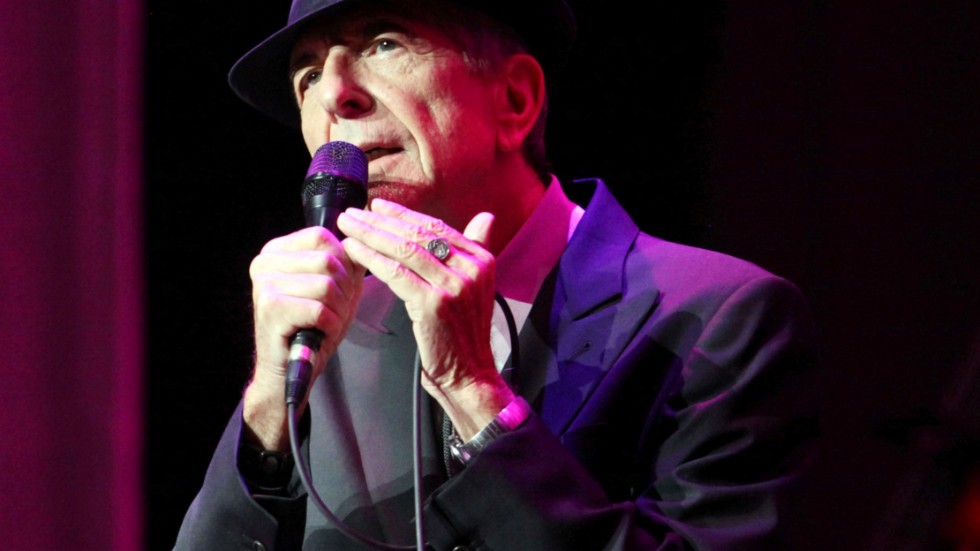 Leonard Cohen dog 2016. Arkivbild.