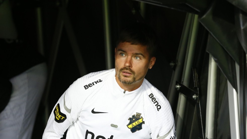 Mikael Lustig inför AIK:s match mot Östersund tidigare i oktober.