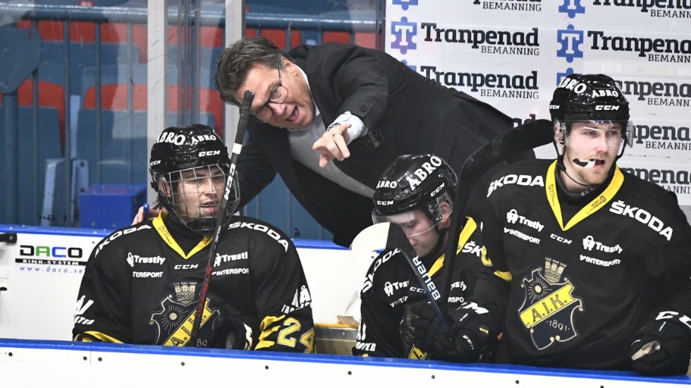 AIK Hockey bryter med Håkan Åhlund. Arkivbild.