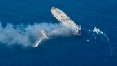 Oroande oljeläcka från fartyg i Sri Lanka